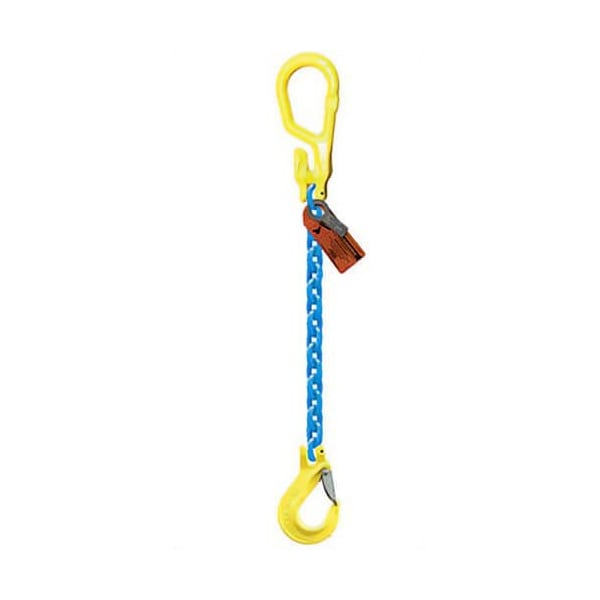Grabiq Sngl Leg 7/32 in Adjstbl Chain Slng MG1-EGKN, 8ft L, 3300lb WLL G-7/32-MG1-EGKN-08 - main